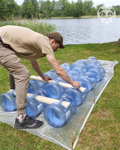 156K views · 124 reactions | DIY Boat Made of Water Bottles | Humour Train | Facebook