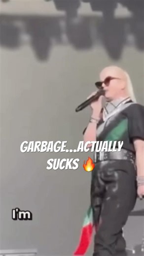 Garbage… actually sucks 🔥🚫 ‪@garbage‬ #rockstar #fails
