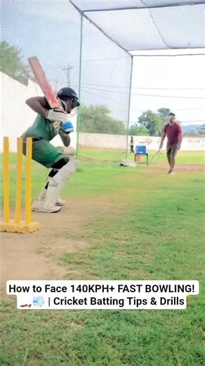 How to Face 140KPH+ FAST BOWLING! 🏎️💨 | Cricket Batting Tips & Drills.