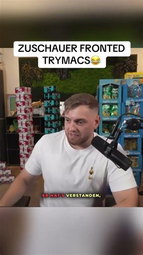 Viewer confronts Trymacs #trymacs