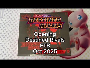 Opening Destined Rivals ETB Oct 2025