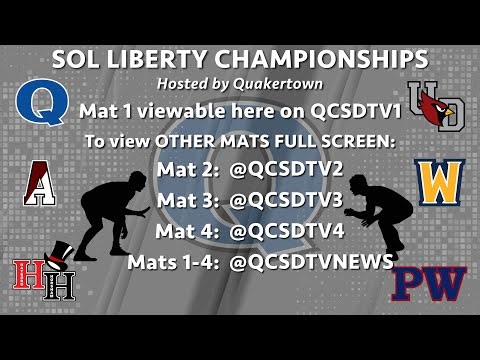 Mat 1 of the SOL Liberty Boys Championships