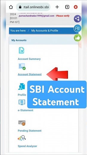 How to download sbi Bank statement from net banking | #sbi