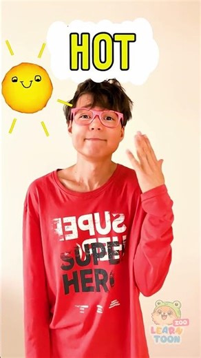 🧠 So Different! 😄 Hot vs Cold - Learn Opposites Together! 🔥❄️ #Kids #Shorts