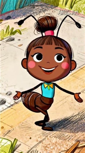 The ant is sleepwalking and dancing #tinyworld