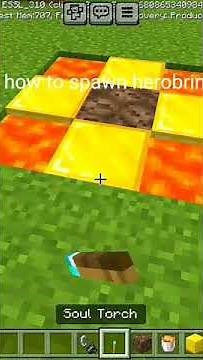 How to spawn herobrine in minecraft