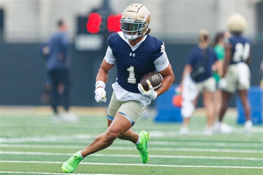 Predicting the Notre Dame offensive depth chart entering spring practice - An offensive line reshuffle highlights the group