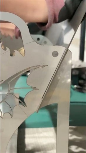 🔥 Burning fire. Built from steel with xTool MetalFab.