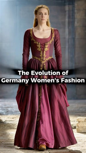 The Evolution of Germany Women’s Fashion 🇩🇪 #shorts #fashion #germany #deutchland