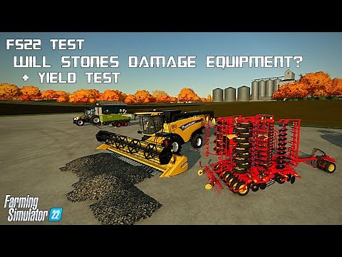 FS22 Test - Will stones do More damage to equipment? Farming Simulator 22