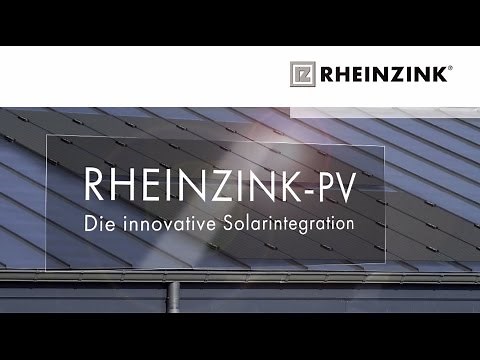 RHEINZINK-PV, dachintegriert, parallel zum Stehfalz, nachrüstbar