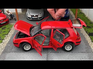 1:18 Volkswagen Golf IV 1.6 SR 5-door, Tornado red - China dealer model [Unboxing]