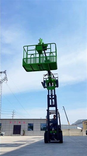 Forklift jib crane, multi-purpose #construction #machinery #forklift #crane #factory #lifting