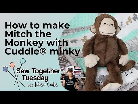 How to Make a Monkey Stuffie with Cuddle® (Mitch the Monkey Tutorial)