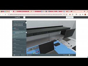 CompTIA A+ 9.1.11 - Configure a Laptop Dock & Eternal Peripherals