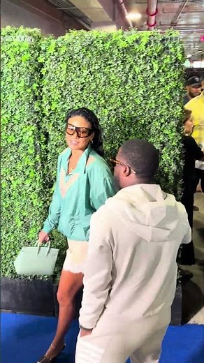Kevin Hart and wife Eniko Parrish were spotted arriving at the US Open