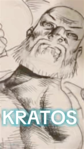 Live art session: Kratos. #kratos #godofwar #fanartliveart #drawingkratos