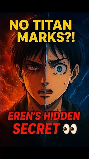 Why Eren Had No Titan Marks After His First Transformation 😳 | Attack on Titan Explained