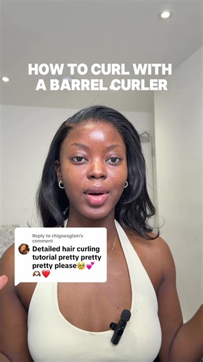 Replying to @chigoesglam a detailed tutorial for youuu #pincurls #curlingtutorial