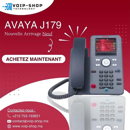 👉 Téléphone IP AVAYA J179 : L’Outil Pro pour une Communication Sans Compromis 🔥 | VoIP Maroc