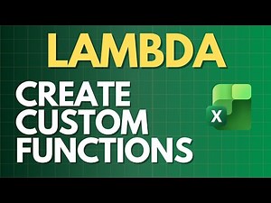 Create Custom and Reusable Functions with LAMBDA