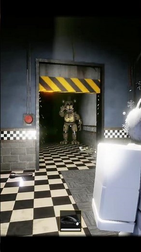 GOLDEN FREDDY USES THE FORCE!? 💀 #fnaf #gaming #scary