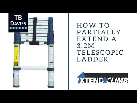 How to partially open a 3.2m Xtend+Climb Telescopic Ladder