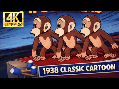 The Monkey Disaster Unfolds | Pipe Dreams (1938) | MGM Cartoon | Restored