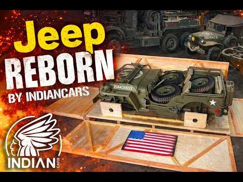 Fully restored Jeep Willys MB in a crate - FOR SALE