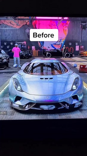 Koenigsegg Regera Customization in Need For Speed Heat