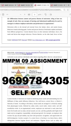 MMPM 09 Solved Assignment 2026 🔥 IGNOU MBA | Easy & Ready Solution