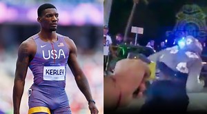 VIDEO: US Olympic Sprinter Fred Kerley Gets Arrested On Disturbing Charges After Being Tazed By Police, Mugshot Released