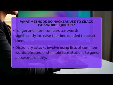 What Methods Do Hackers Use To Crack Passwords Quickly? - Emerging Tech Insider