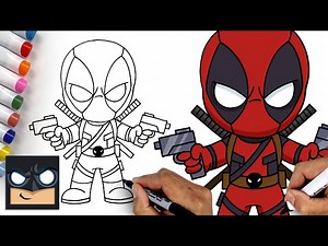 How To Draw Deadpool - Videos For Kids