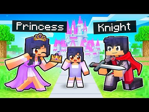 Adopted by a PRINCESS and KNIGHT in Minecraft!