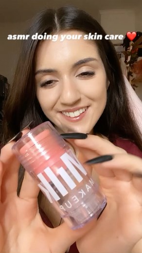 eda on Instagram: "asmr doing your skincare 🍉 relaxing face touching and applying serum okay you face 😴 I hope you have a good weekend! Btw I’m using @milkmakeup brightning watermelon serum🍉 (not sponsored just love them a lot) _ Subscribe to my YouTube channel edafoxx asmr if you like personal attention asmr ❤️ _ #asmr #asmrskincare #skincareasmr #asmrtapping #asmrtherapy #asmrpersonalattention #edafoxx #youtuber #asmrsounds #asmrcommunity #asmrvideo #asmrvids #milkmakeup #makeupasmr #makeup