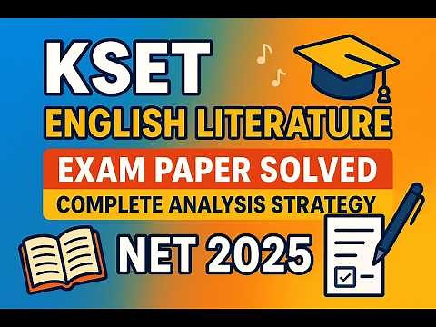 KSET English Literature Question Paper Solved | Complete Analysis + Tips | Ace - Educate