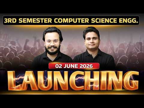 🔥Launching | 3rd Semester Computer Science Engg. | #gtechpoly ​