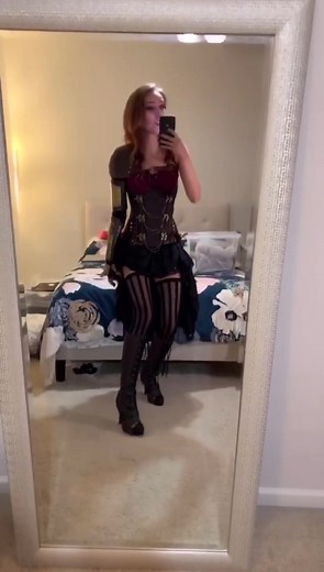 Hope you like corsets and stockings! #steampunk #fashion #costume #alttiktok #date #fyp