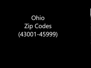 Ohio Zip Codes