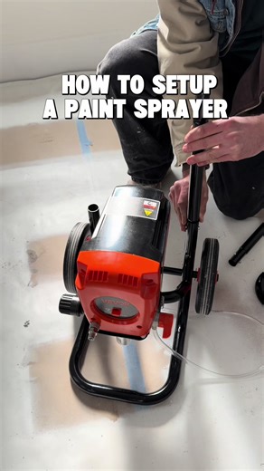 Vevor did it again, here’s how to set up a paint sprayer #trending #fyp #bluecollar #paintingtips #tiktokmademebuyit
