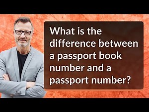 What is the difference between a passport book number and a passport number?