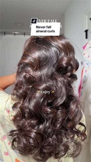 My cheat code to eternal Airwrap curls 🤫 Btw, they will look REALLY curly when you first take them out & you may be like, ‘Abby, girl wtf???’ but if your hair falls really easily like mine they will look gorg like 10-15 min after you take them out and even better throughout the day!! TRUST! 🙏 #hair #hairtok #hairtutorial #hairvideos #hairtips