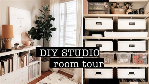 DIY Studio Makeover and Organization