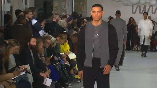 British rapper Tinie Tempah's fashion foray debuted with a minimalistic, casual wear collection at the London Fashion Week Men's on Saturday. http://str.sg/4PHW | The Straits Times