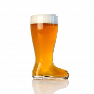 [Hot Item] 1 Liter Custom Boot Shaped Beer Glass Mug High Quality Beer Glasses Cup