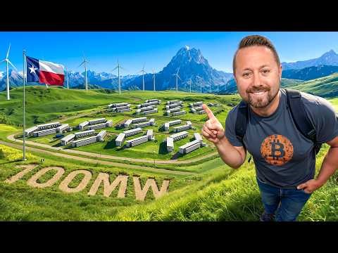 Inside a 100MW Massive Texas Bitcoin Mining Farm!