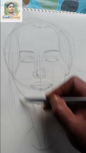 How to Draw a Face Step by Step ✏️ Beginner Friendly #pencilportrsit