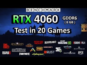 RTX 4060 Test in 20 Games // 1080p - 1440p - Ultra // Benchmark