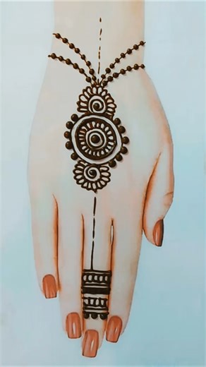 very easy front hand mehedi design | new mehndi design simple | mehndi design | mehndi ka design ||